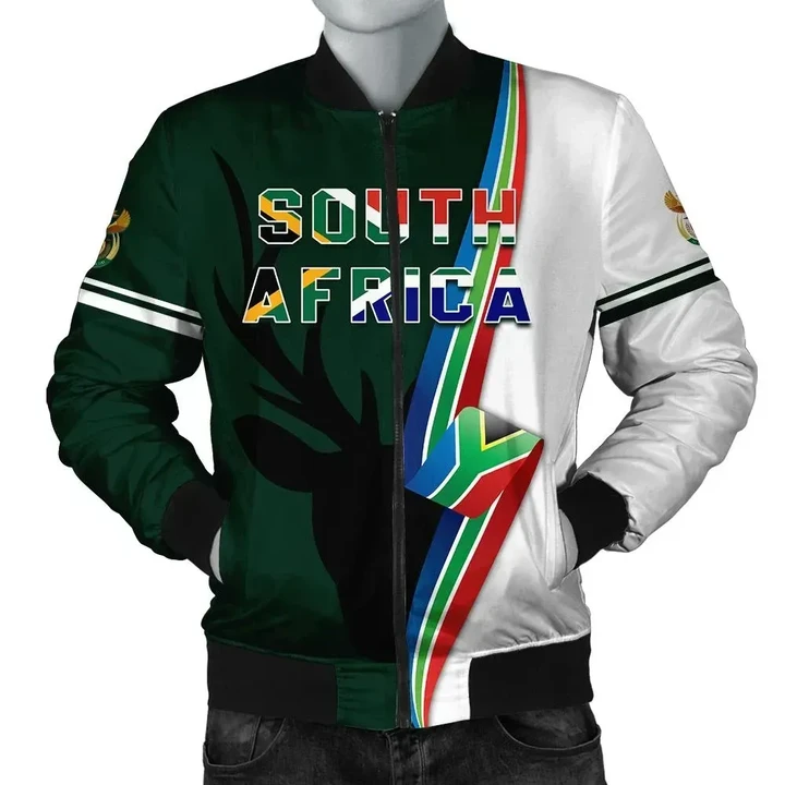 South Africa Springbok Flag Bomber Jacket