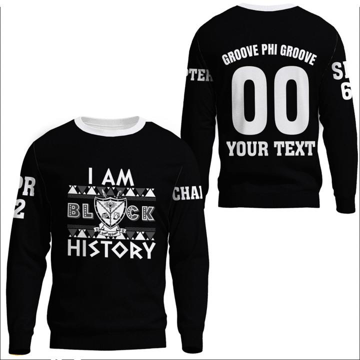 Africazone Clothing - Groove Phi Groove Black History Sweatshirts A7 | Africazone