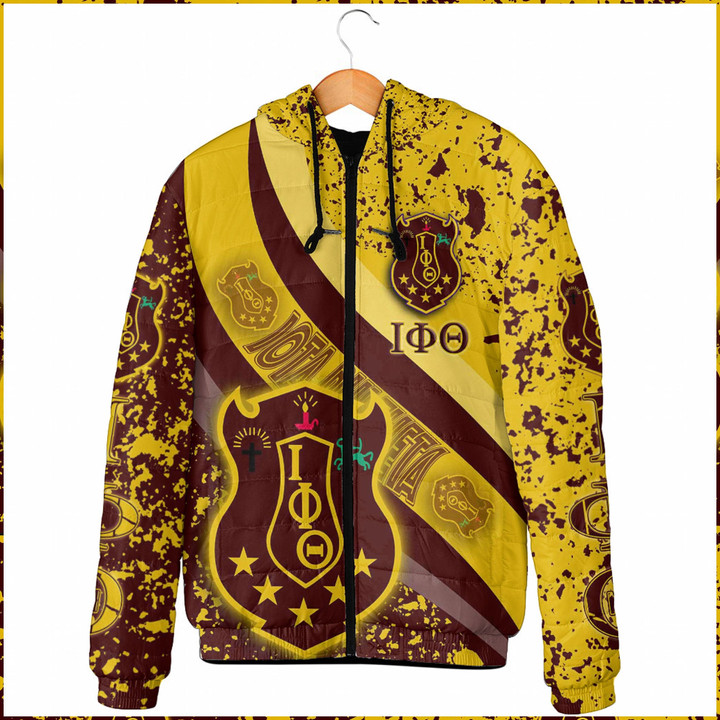 Africa Zone Clothing - Iota Phi Theta Special Hooded Padded Jacket A35 | Africa Zone