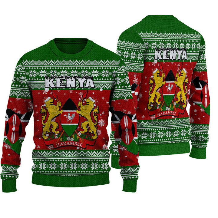 Africa Zone Clothing  - Kenya Christmas Knitted Sweater A31 | Africa Zone