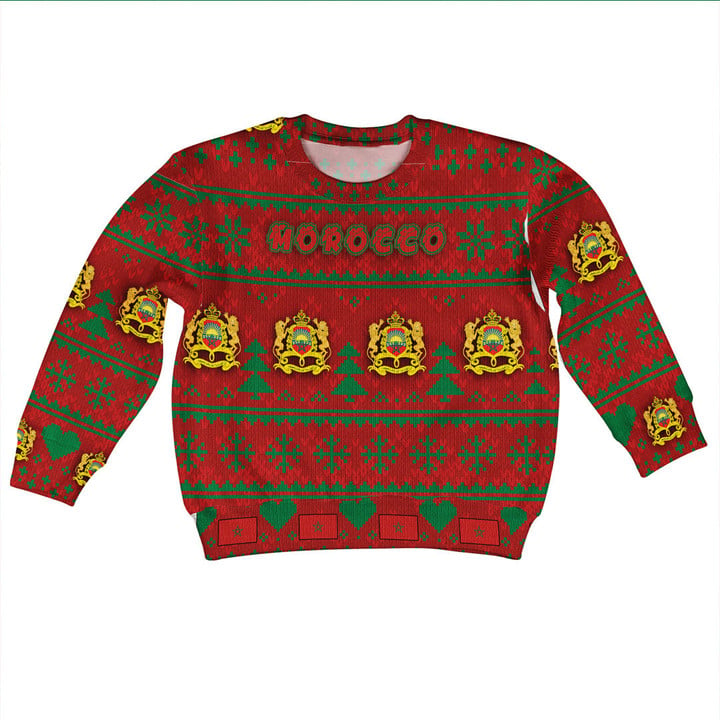 Afirca Zone Clothing - Morocco Christmas Kid Sweater A35