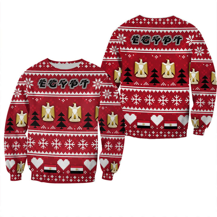 Africa Zone Clothing - Egypt Christmas Sweatshirt A35