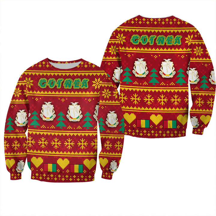 Africa Zone Clothing - Guinea Christmas Sweatshirt A35