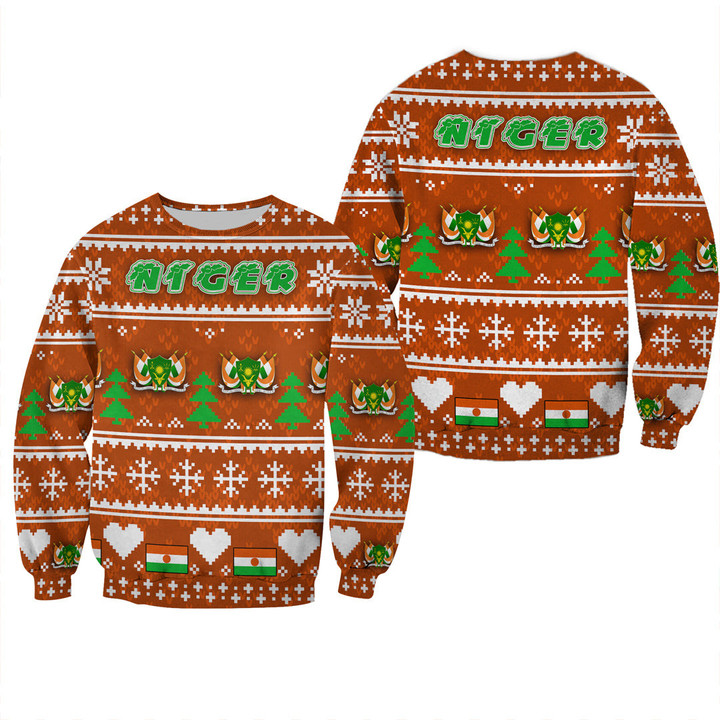 Africa Zone Clothing - Niger Christmas Sweatshirt A35