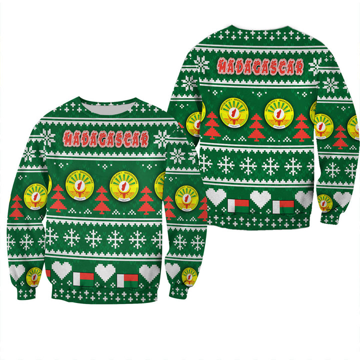 Africa Zone Clothing - Madagascar Christmas Sweatshirt A35