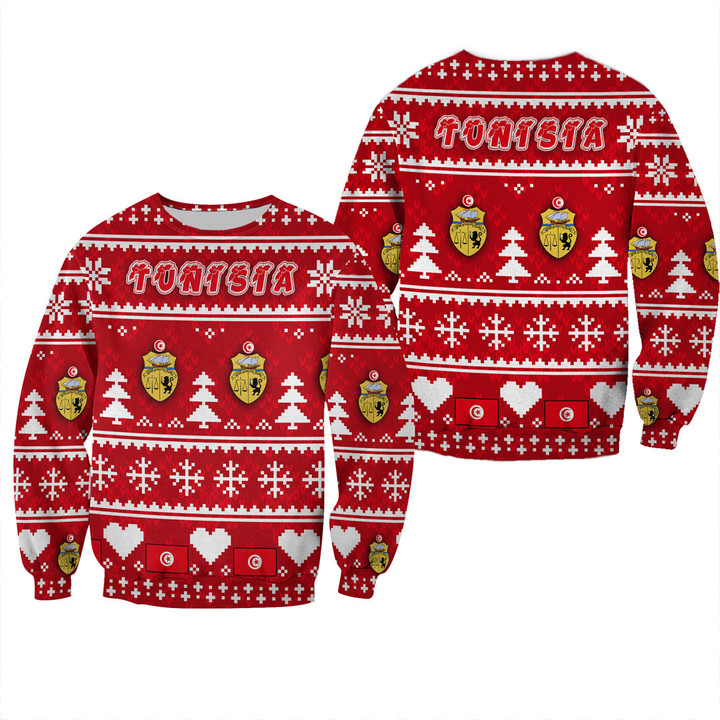 Africa Zone Clothing - Tunisia Christmas Sweatshirt A35