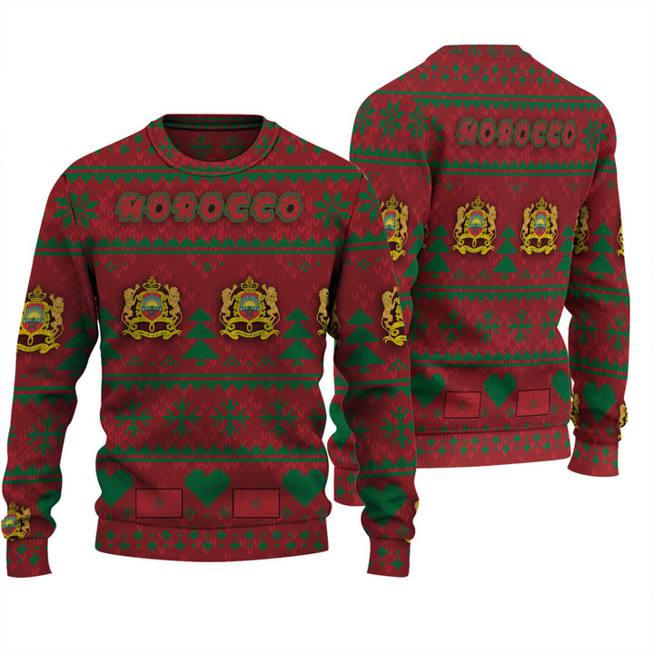 Africa Zone Clothing - Morocco Christmas Knitted Sweater A35