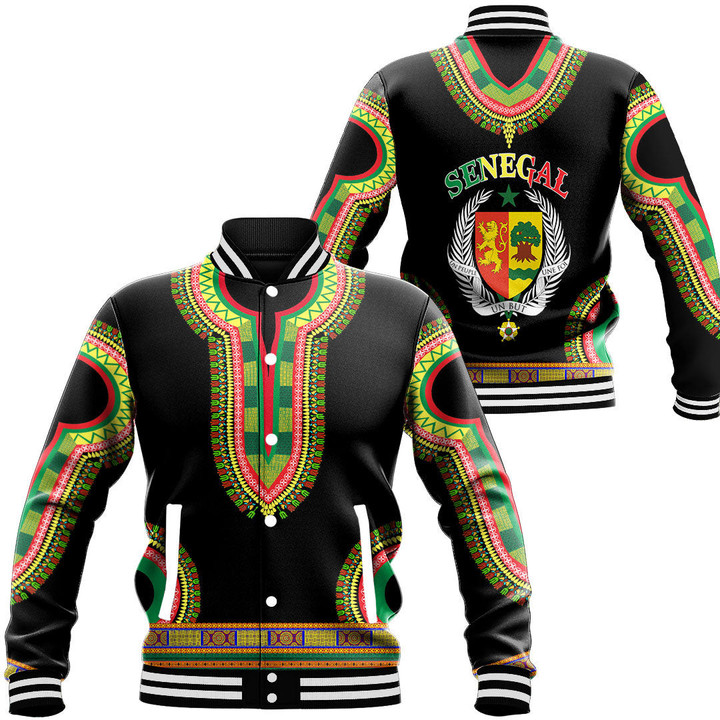 Africa Zone Clothing - Senegal Baseball Jackets A95