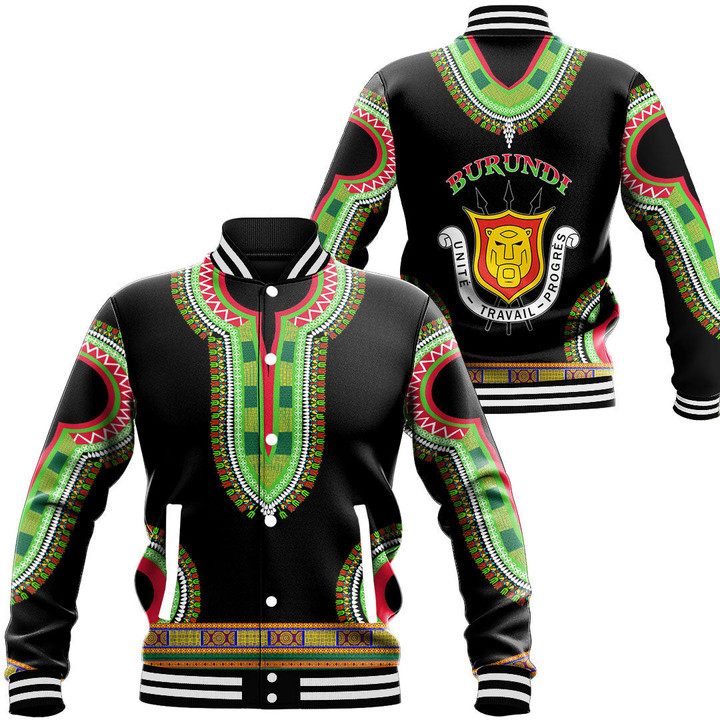 Africa Zone Clothing - Burundi Baseball Jackets A95