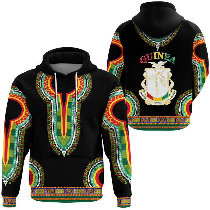 Africa Zone Clothing - Guinea Dashiki Hoodie A95