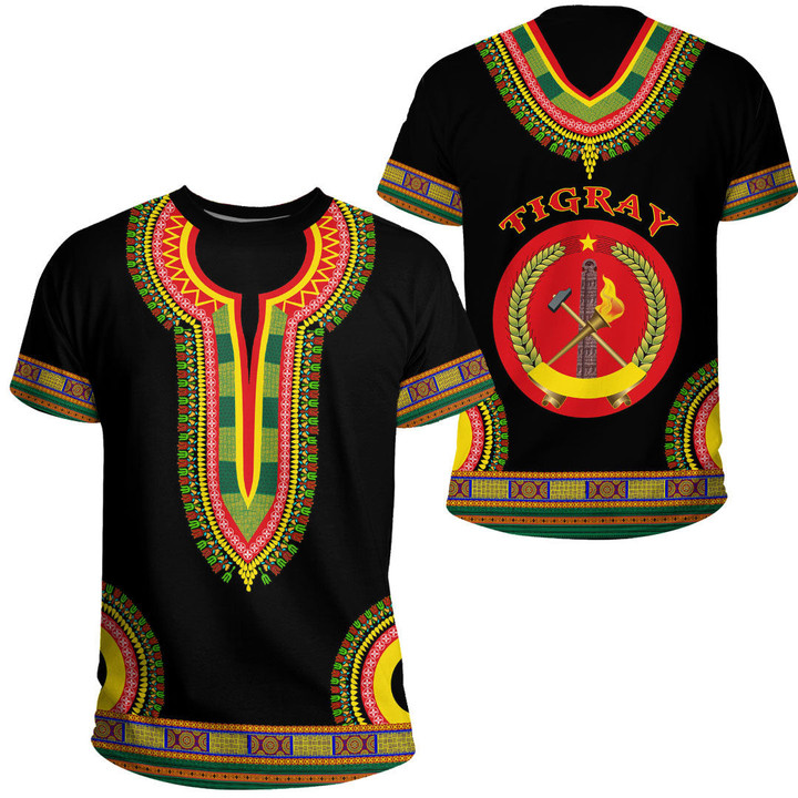Africa Zone Clothing - Tigray  Dashiki T-shirt A95