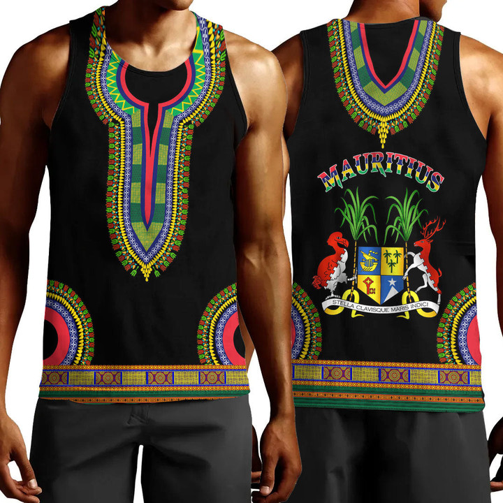 Africa Zone Clothing - Mauritius Dashiki Tank Top A95