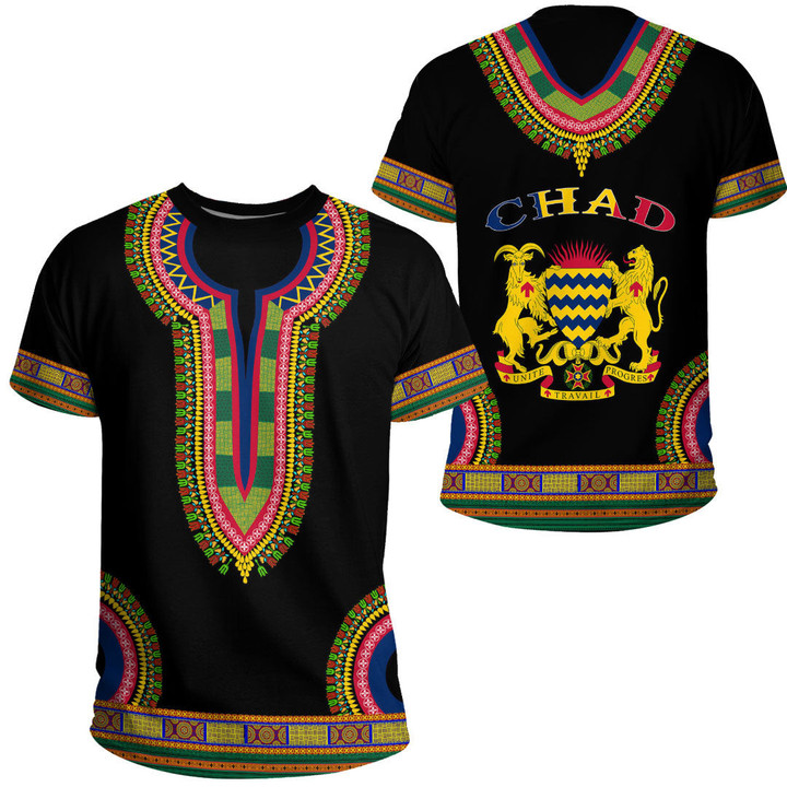 Africa Zone Clothing - Chad Dashiki T-shirt A95