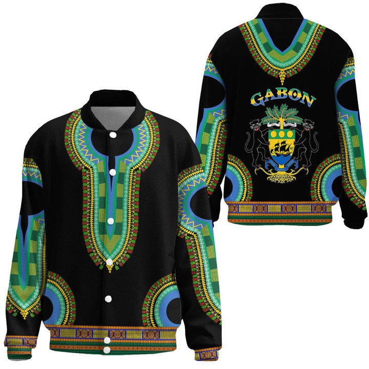 Africa Zone Clothing - Gabon Dashiki Thicken Stand-Collar Jacket A95