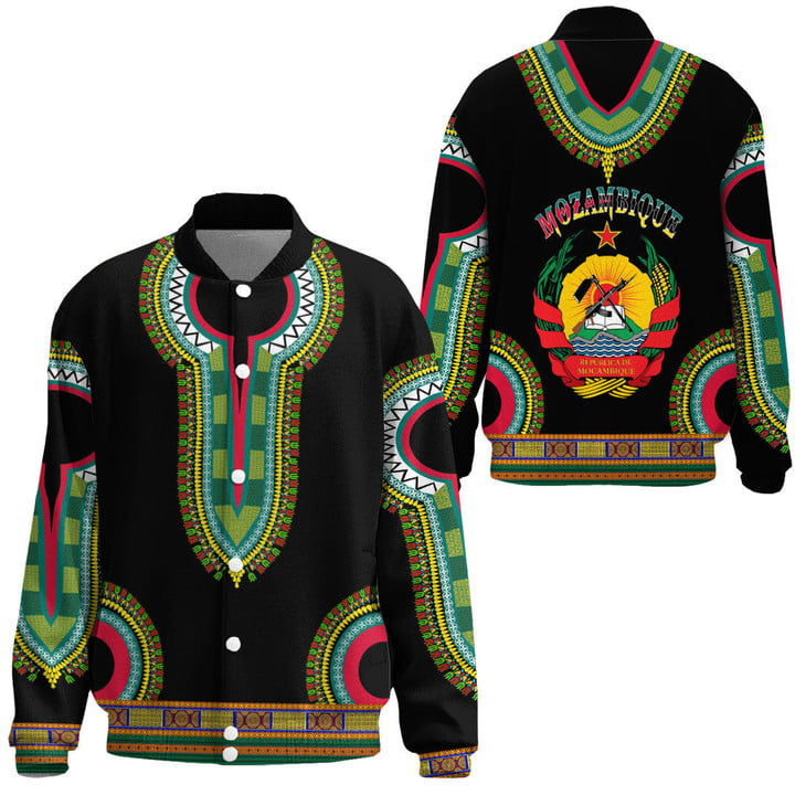 Africa Zone Clothing - Mozambique Dashiki Thicken Stand-Collar Jacket A95
