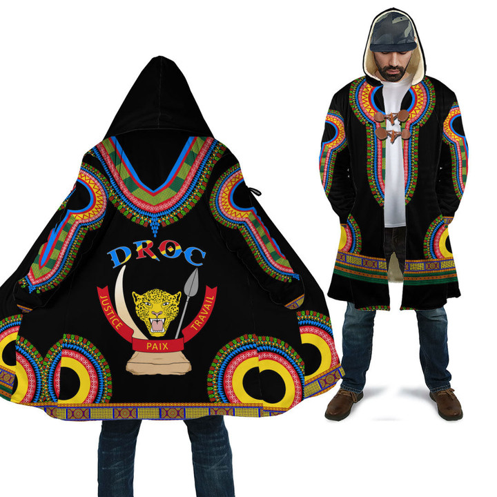 Africa Zone Clothing - Democratic Republic Of The Congo Hooded Coats A95
