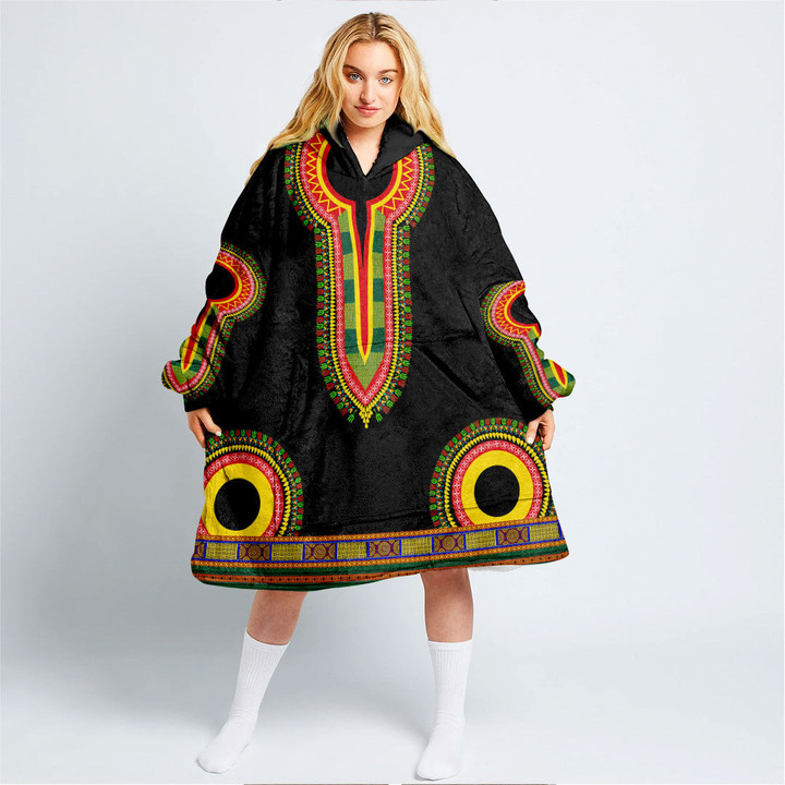 Africa Zone Clothing - Tigray Dashiki Snug Hoodie A95