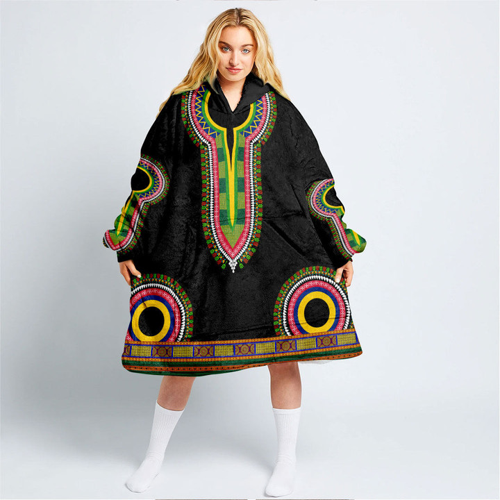 Africa Zone Clothing - Lorem Ipsum Dashiki Snug Hoodie A95