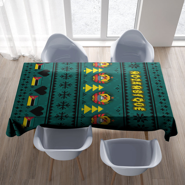 Africa Zone Christmas - Mozambique Christmas Tablecloth A35