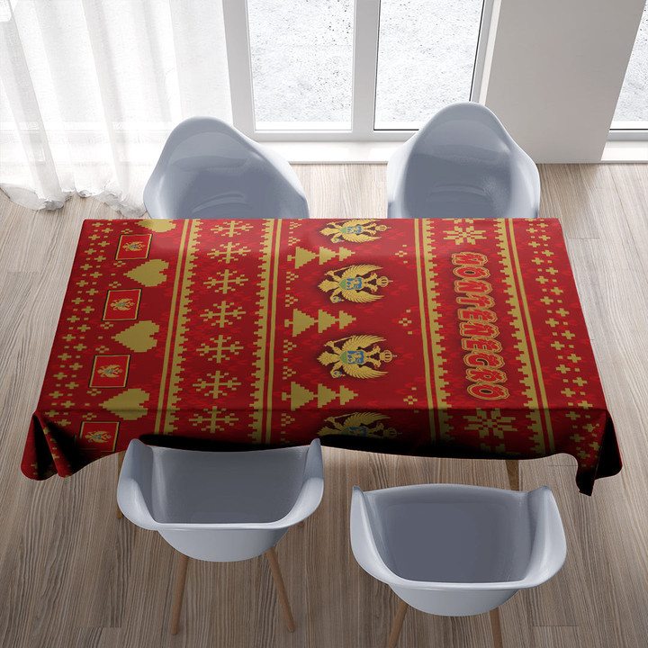 1sttheworld Christmas - Montenegro Christmas Tablecloth A35