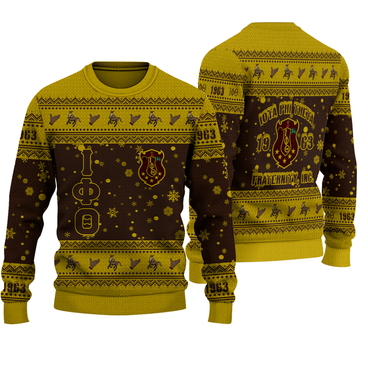 Africa Zone Clothing - Iota Phi Theta Christmas Knitted Sweater A31