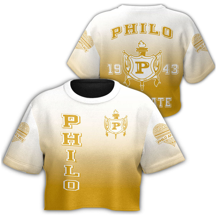 Philo Affiliates Gradient Croptop T-shirt A31 | Africa Zone