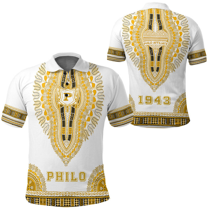 Philo Affiliates Dashiki Polo Shirts A31 | Africa Zone