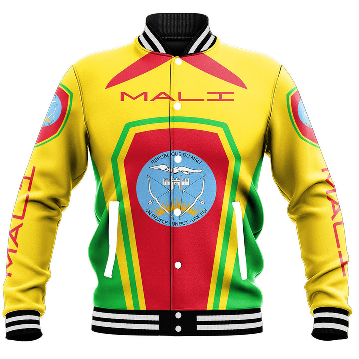 Africa Zone Clothing - Mali Formula One Style Baseball Jacket A35