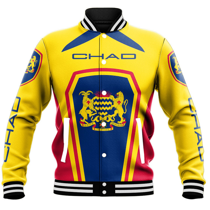 Africa Zone Clothing - Chad Formula One Style Baseball Jacket A35