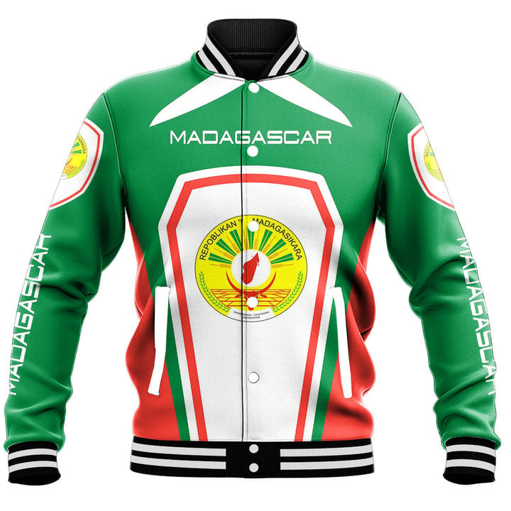 Africa Zone Clothing - Madagascar Formula One Style Baseball Jacket A35