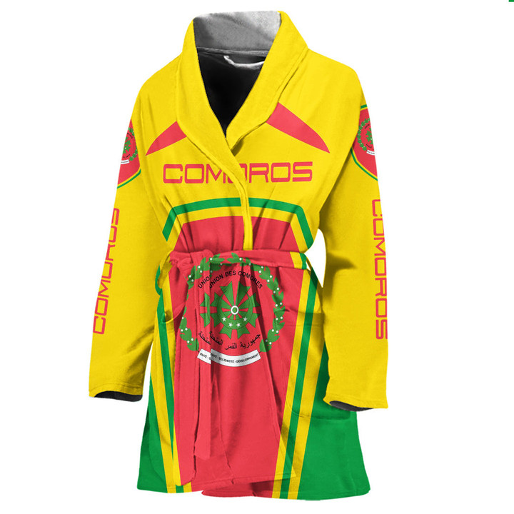 Africa Zone Clothing - Comoros Formula One Bathrobe A35