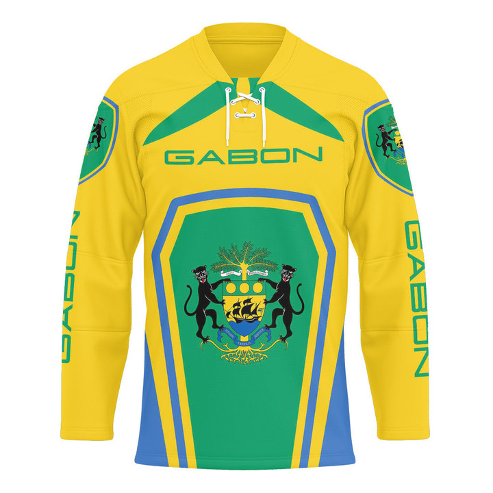Africa Zone Clothing - Gabon Formula One Hockey Jersey A35