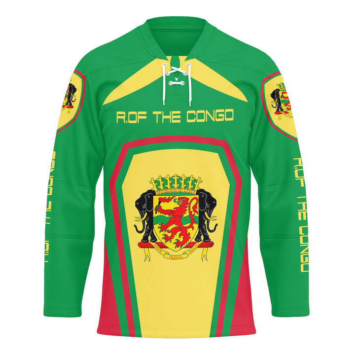 Africa Zone Clothing - R.Of The Congo Formula One Hockey Jersey A35
