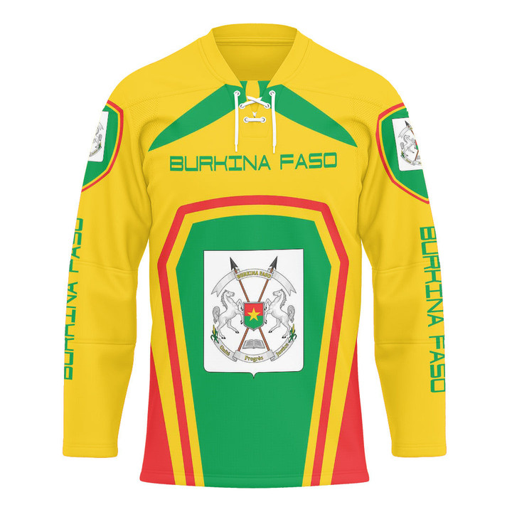 Africa Zone Clothing - Burkina Faso Formula One Hockey Jersey A35