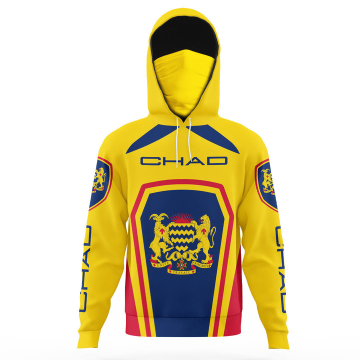 Africa Zone Clothing - Chad Formula One Hoodie Gaiter A35