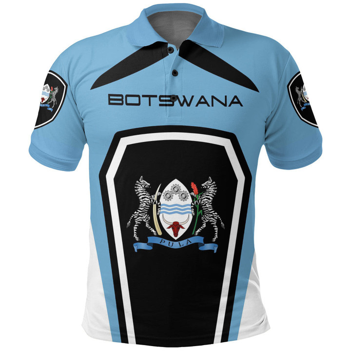 Africa Zone Clothing - Botswana Formula One polo Shirt A35