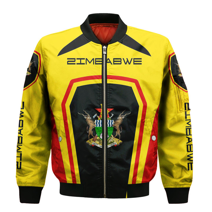 Africa Zone Clothing - Zimbabwe Formula One Zip Bomber jacket A35