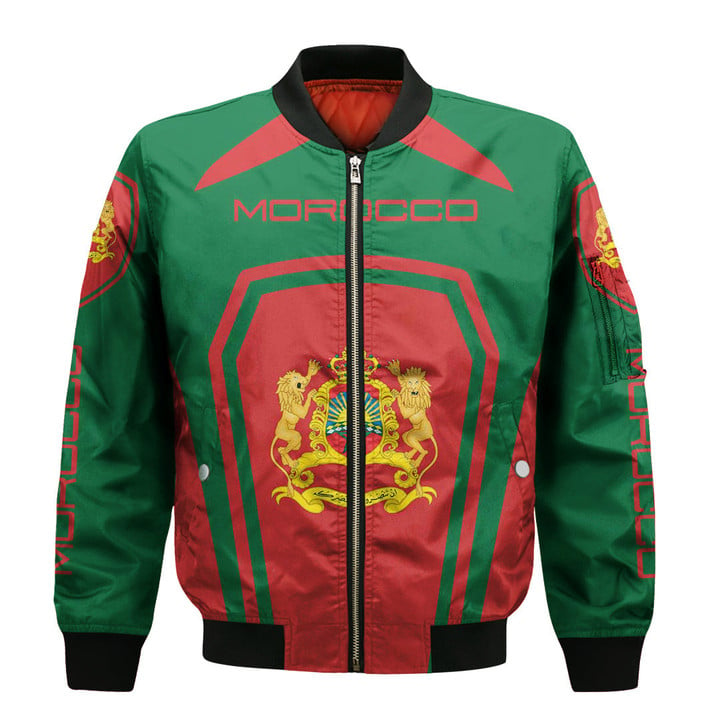 Africa Zone Clothing - Morocco Formula One Zip Bomber jacket A35