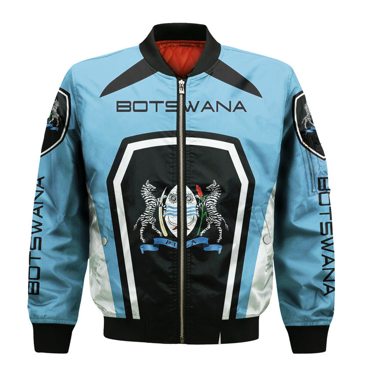 Africa Zone Clothing - Botswana Formula One Zip Bomber jacket A35