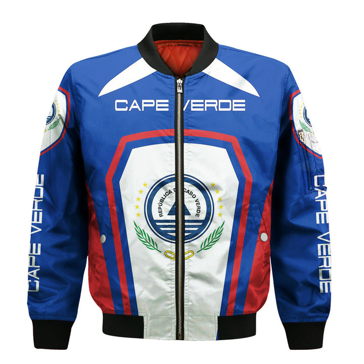 Africa Zone Clothing - Cape Verde Formula One Zip Bomber jacket A35