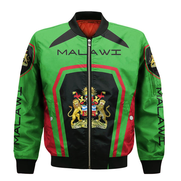 Africa Zone Clothing - Malawi Formula One Zip Bomber jacket A35