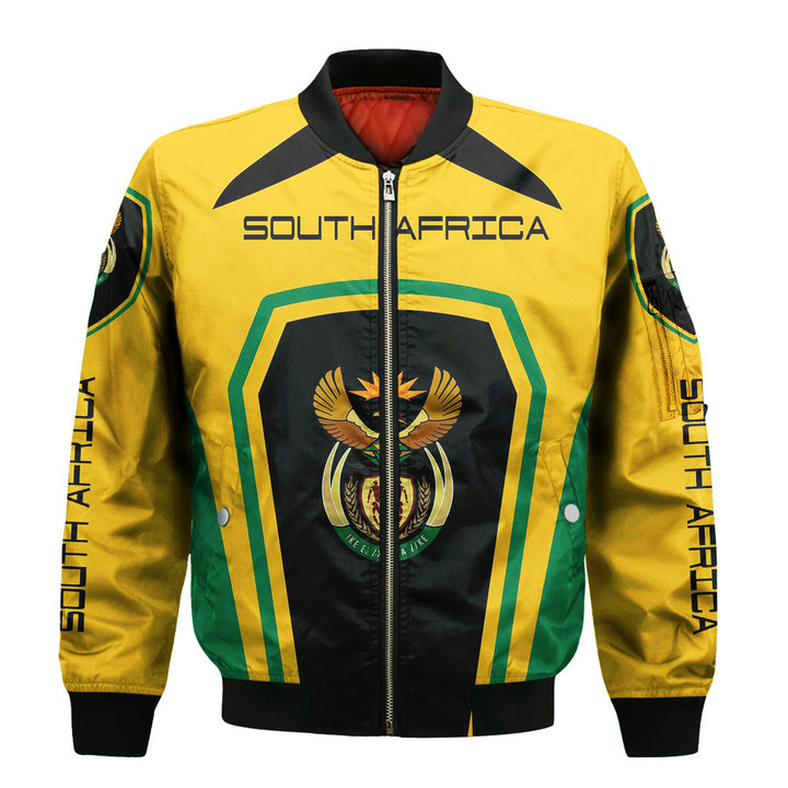 Africa Zone Clothing - South Africa Formula One Zip Bomber jacket A35
