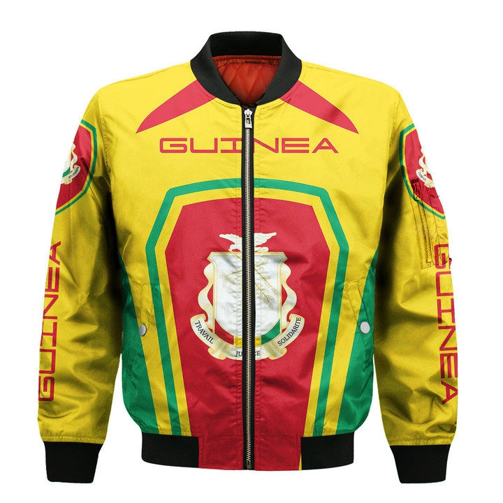 Africa Zone Clothing - Guinea Formula One Zip Bomber jacket A35