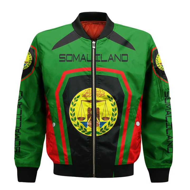 Africa Zone Clothing - Somaliland Formula One Zip Bomber jacket A35