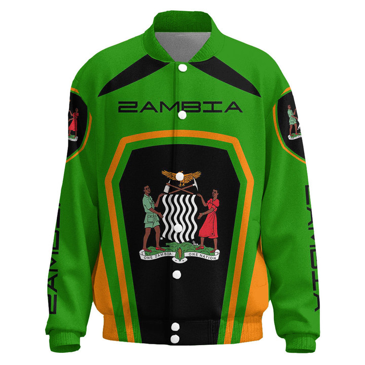 Africa Zone Clothing - Zambia Formula One Thicken Stand Collar Jacket A35