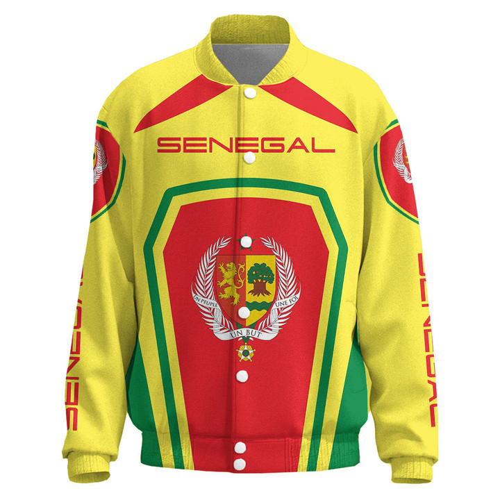 Africa Zone Clothing - Senegal Formula One Thicken Stand Collar Jacket A35