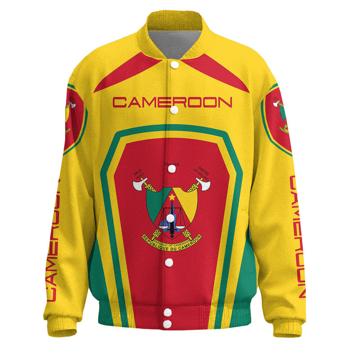 Africa Zone Clothing - Cameroon Formula One Thicken Stand Collar Jacket A35