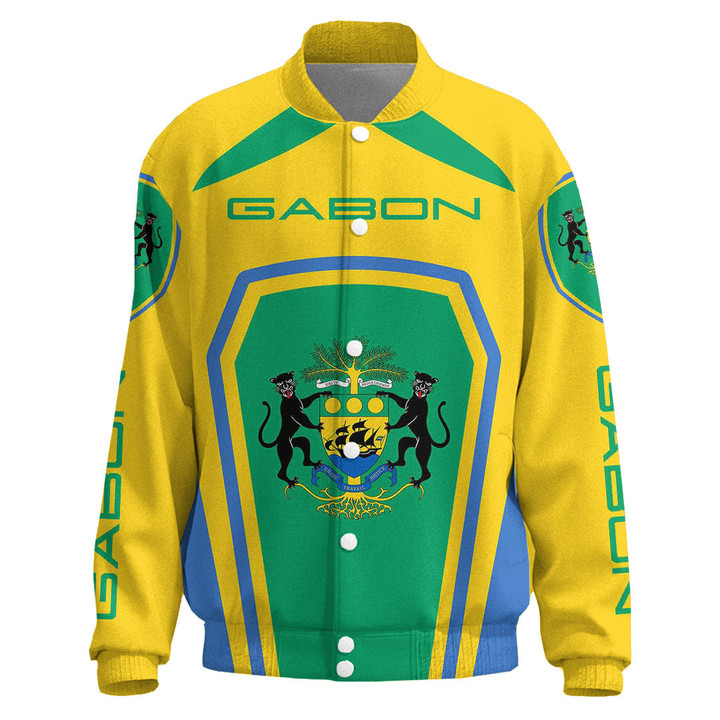 Africa Zone Clothing - Gabon Formula One Thicken Stand Collar Jacket A35