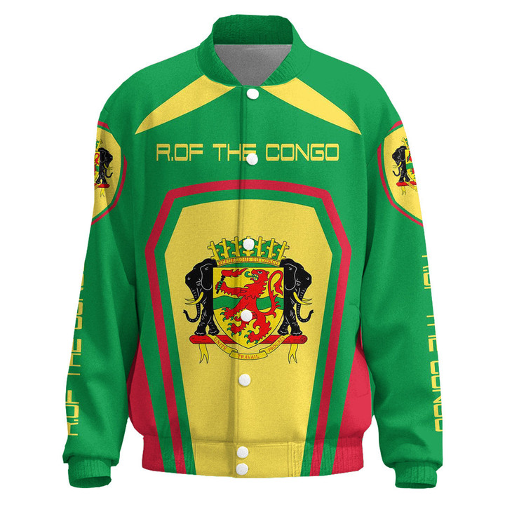 Africa Zone Clothing - Republic of the Congo Formula One Thicken Stand Collar Jacket A35