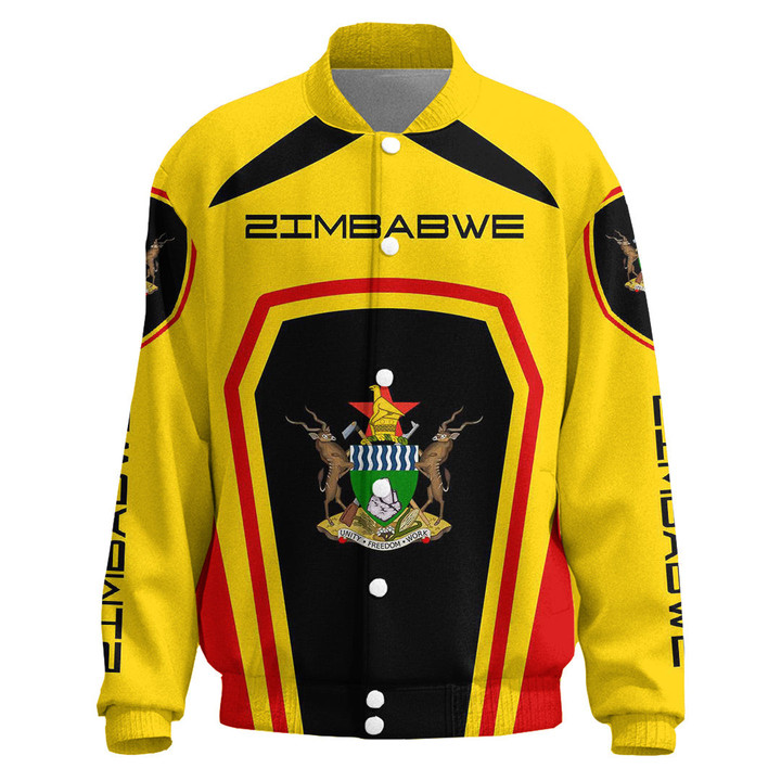 Africa Zone Clothing - Zimbabwe Formula One Thicken Stand Collar Jacket A35